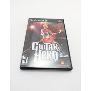 PlayStation 2 Guitar Hero RedOctane Music Rhythm Game SLUS 21224 PS2